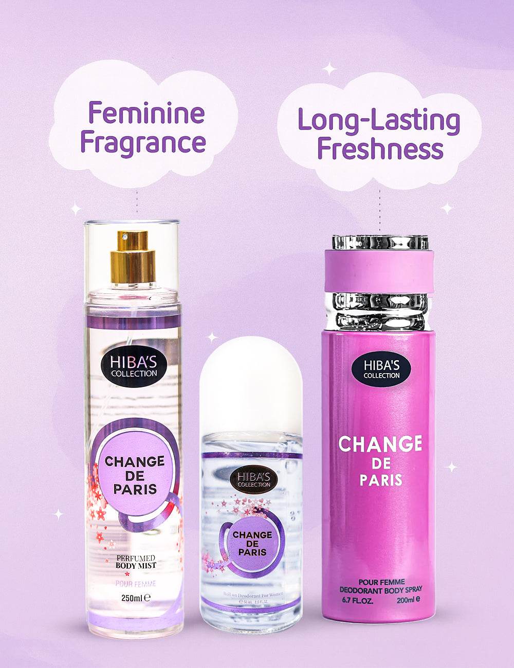 Scent of Paris Trio - Hiba's Collection