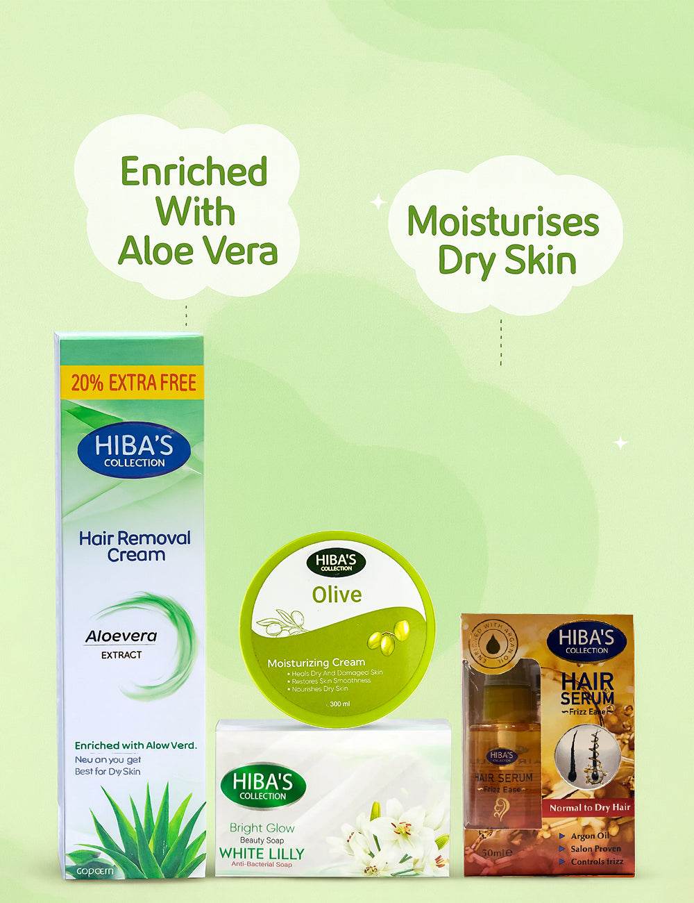 Skin & Hair Harmony Pack - Hiba's Collection