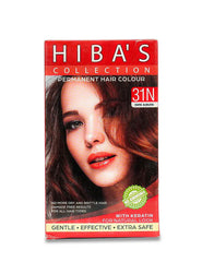 Hiba's Collection Hair Color 31N Dark Auburn (60-ml) - Hiba's Collection