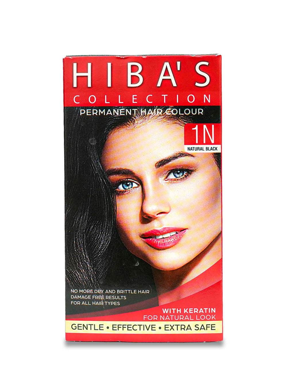 Hiba's Collection Hair Color 1N Natural Black (60-ml) - Hiba's Collection
