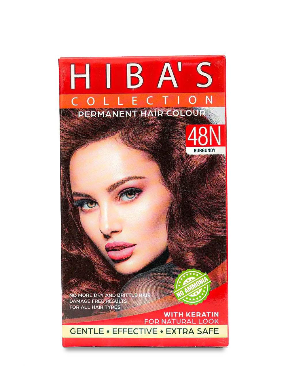 Hiba's Collection Hair Color 48N Burgundy (60-ml) - Hiba's Collection