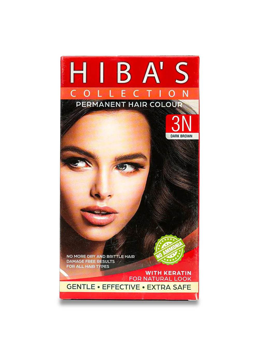 Hiba's Collection Hair Color 3N Dark Brown (60-ml) - Hiba's Collection