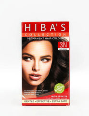 Hiba's Collection Hair Color 3N Dark Brown 20 ML (S) - Hiba's Collection