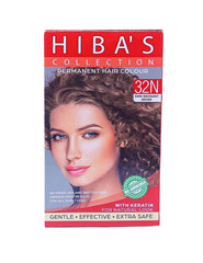 Hiba's Collection Hair Color 32N Dark Mahogany Brown (60-ml) - Hiba's Collection