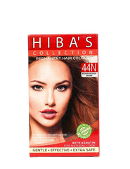 Hiba's Collection Hair Color 44N Medium Reddish Brown (60-ml) - Hiba's Collection