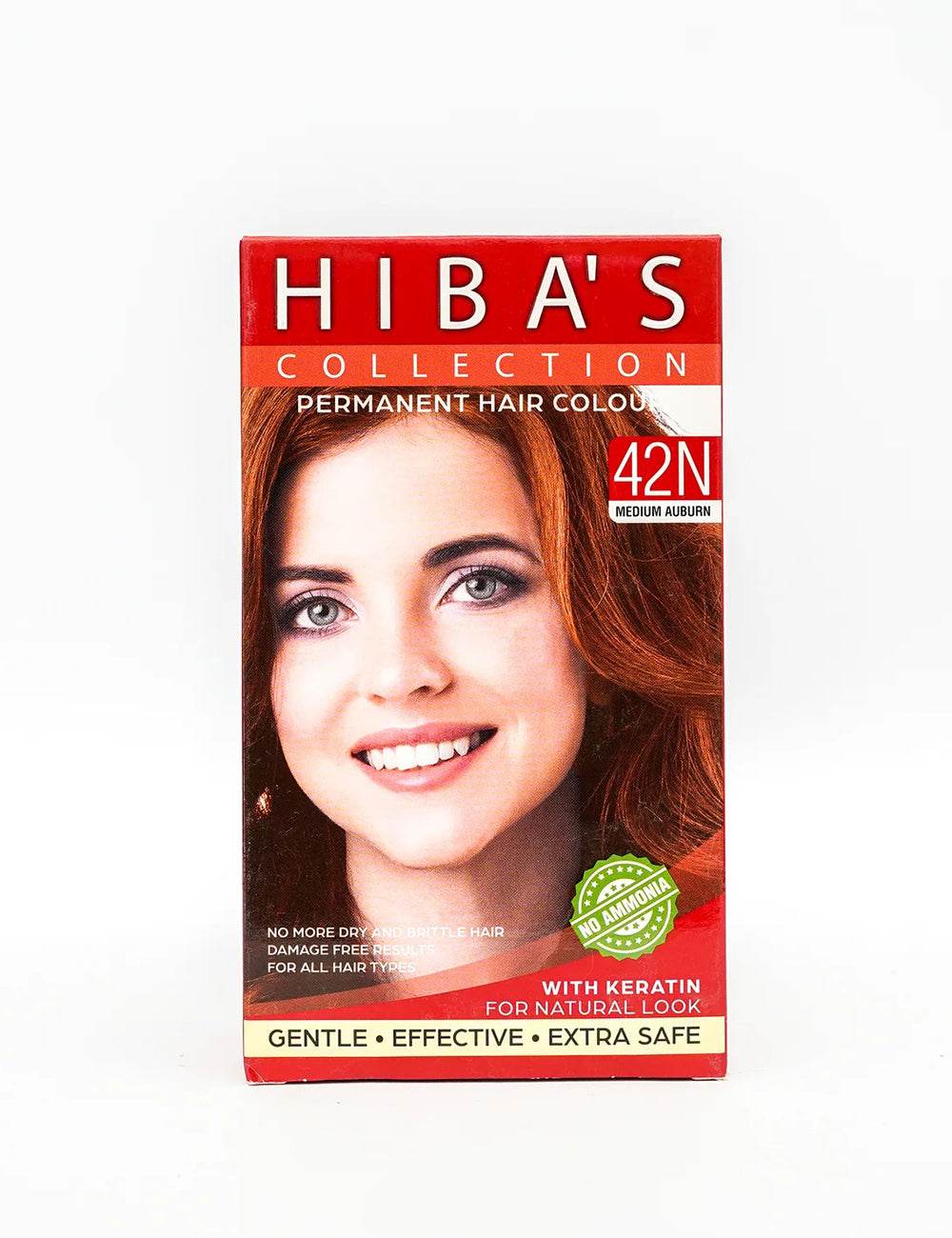 Hiba's Collection Hair Color 42N Medium Auburn (60-ml) - Hiba's Collection