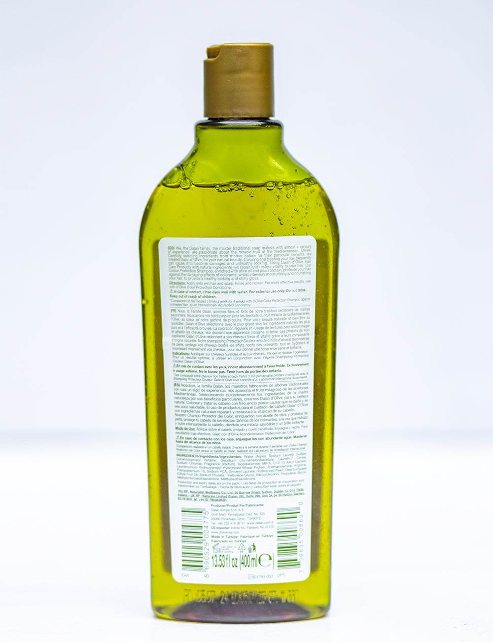 Pure Olive Oil Nourishing Shampoo (Color Protection) 400ml - Hiba's Collection
