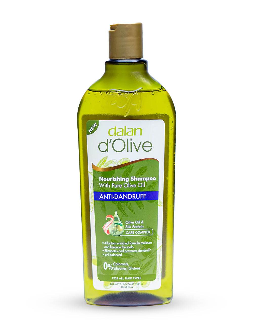Pure Olive Oil Nourishing Shampoo (Anti-Dandruff) 400ml - Hiba's Collection