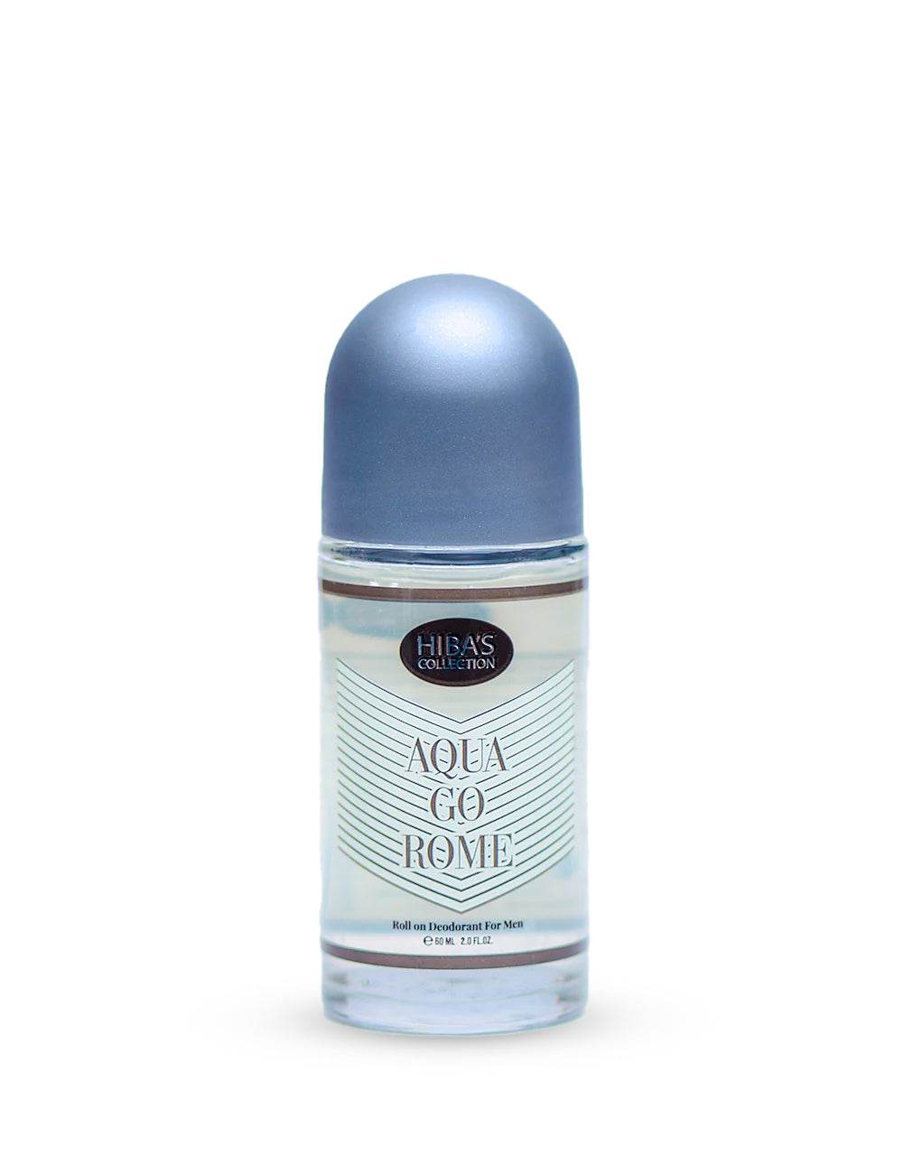 hiba's collection (Aqua Go Rome Roll On Deodorant For Men) 60ml - Hiba's Collection