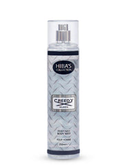Hiba's Collection (Creedy Black Body Mist For Men) 250ml - Hiba's Collection