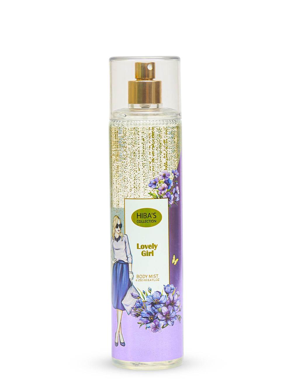 Hiba's Collection (Floral Lovely Girl Body Mist) 250ml - Hiba's Collection