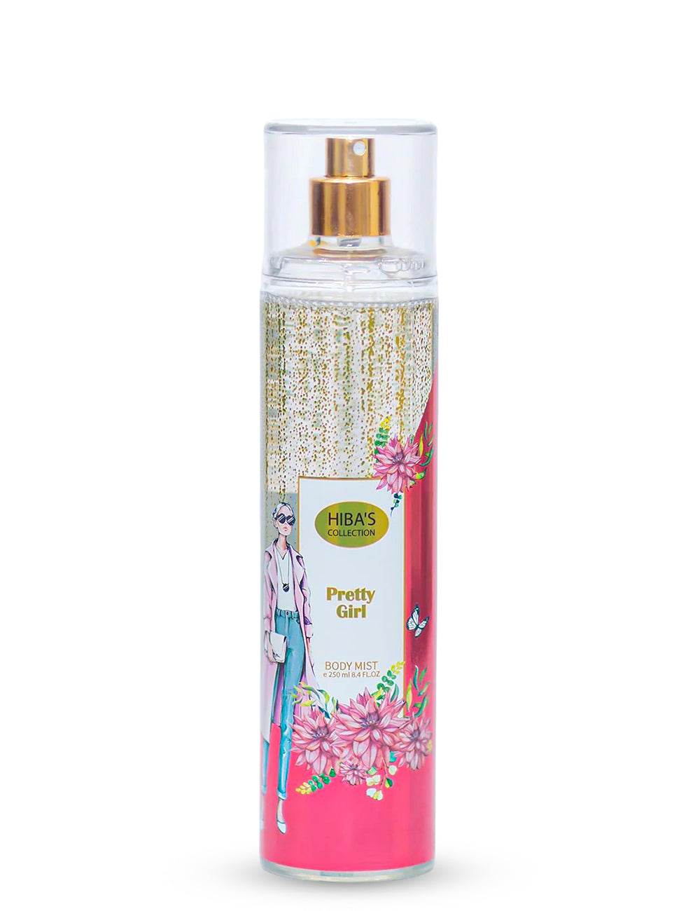 Hiba's Collection (Floral Pretty Girl Body Mist ) 250ml - Hiba's Collection
