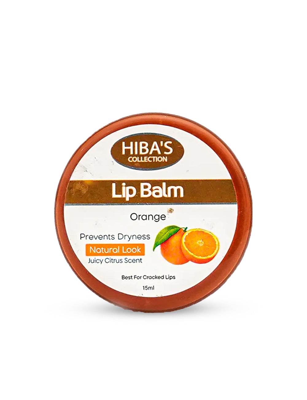Hibas'c lip Balm (Orange) 15ML - Hiba's Collection