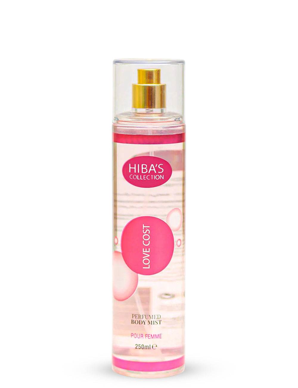 Hiba's Collection (Love Cost Pink Touch Body Mist For Women) 250ml - Hiba's Collection