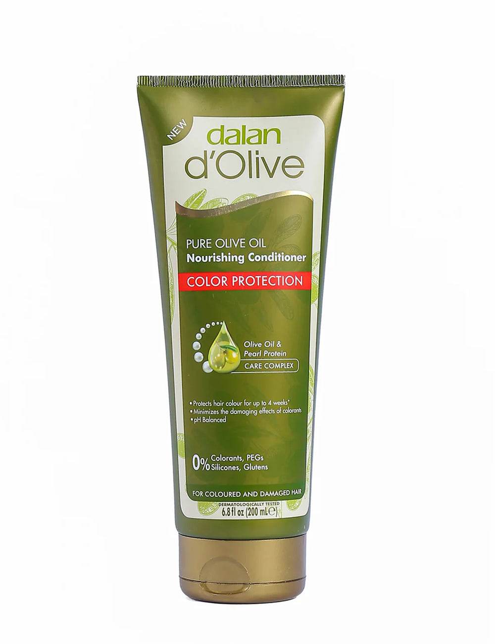 Pure Olive Oil Nourishing Conditioner (Color Protection) 200 ml - Hiba's Collection