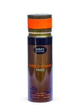 Hiba's Collection (Three D Homme Paris Body Spray For Men) 200ml - Hiba's Collection