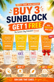 Buy 3 Sunblock Get One Free