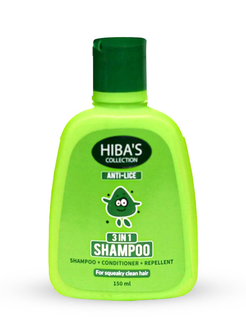 HIBA's ANTI LICE SHAMPO (Green Apple) 150ML - Hiba's Collection