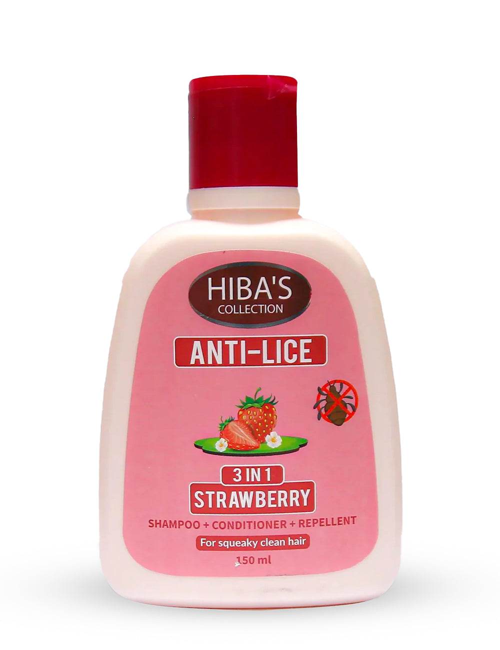 HIBA's ANTi LICE SHAMPO (STRAWBERRY) 150ML - Hiba's Collection