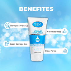 Hiba's Collection (Micellar) Facial Wash 150ml - Hiba's Collection