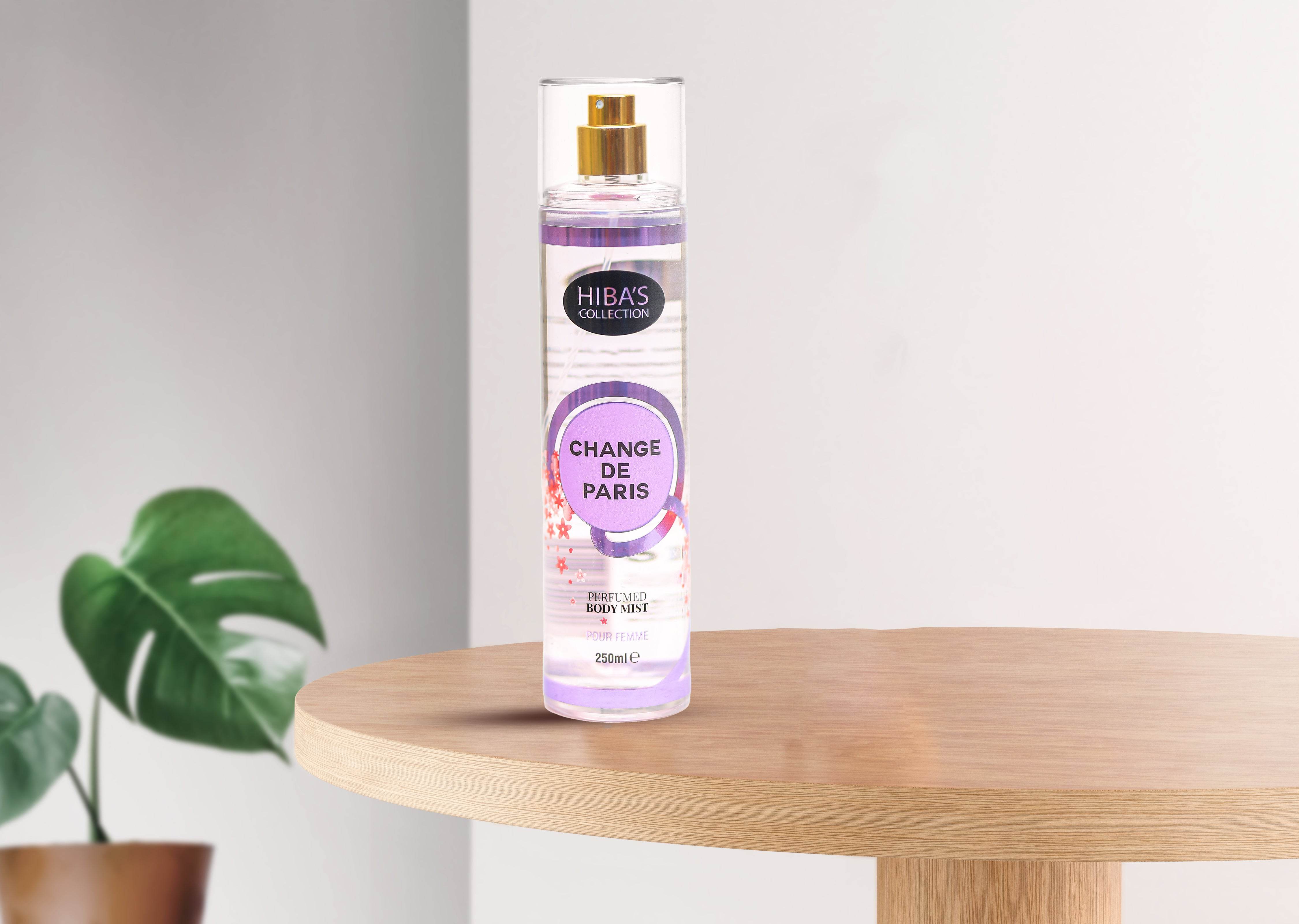 Hiba's Collection (Change De Paris Body Mist For Women) 250ml - Hiba's Collection