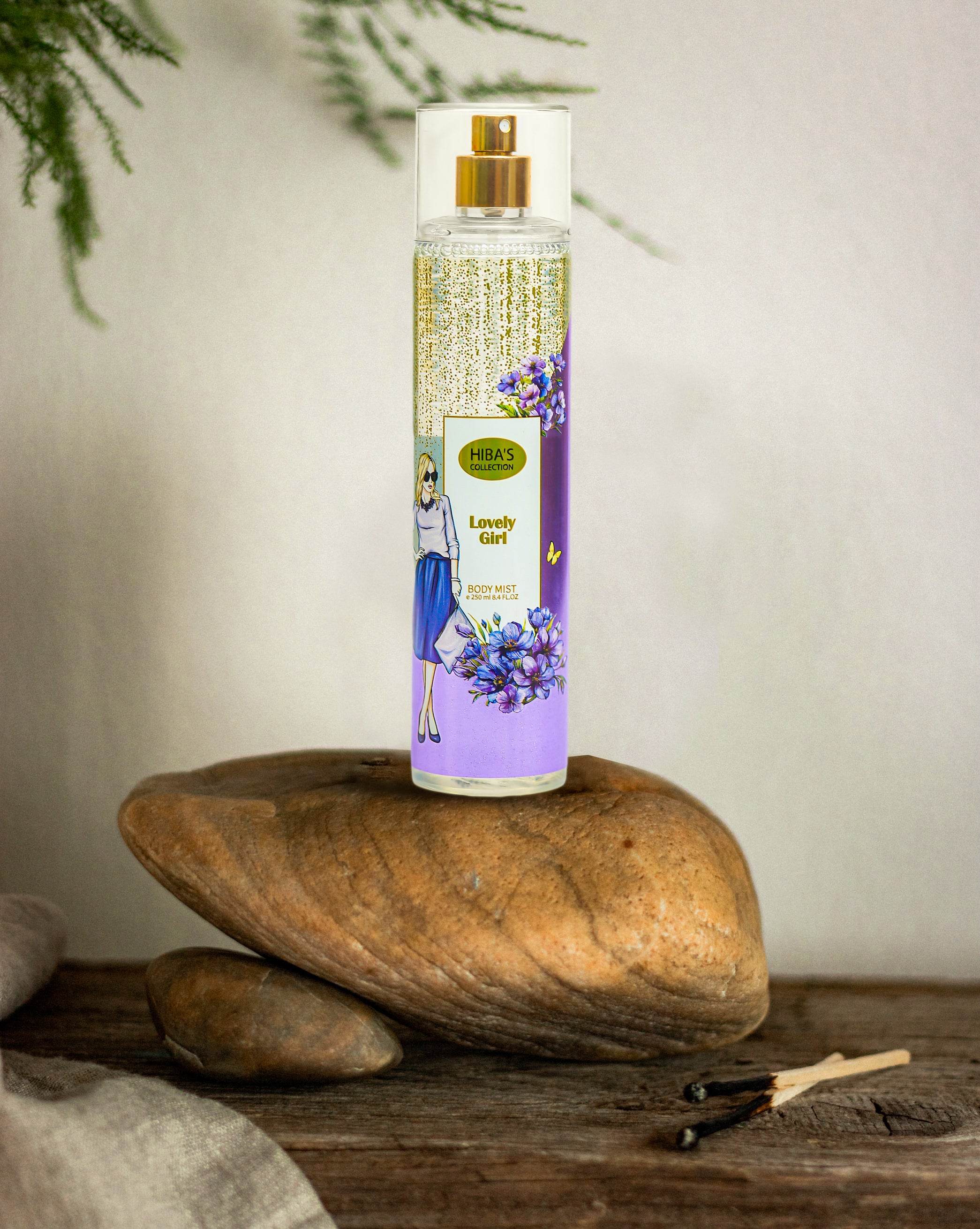 Hiba's Collection (Floral Lovely Girl Body Mist) 250ml - Hiba's Collection