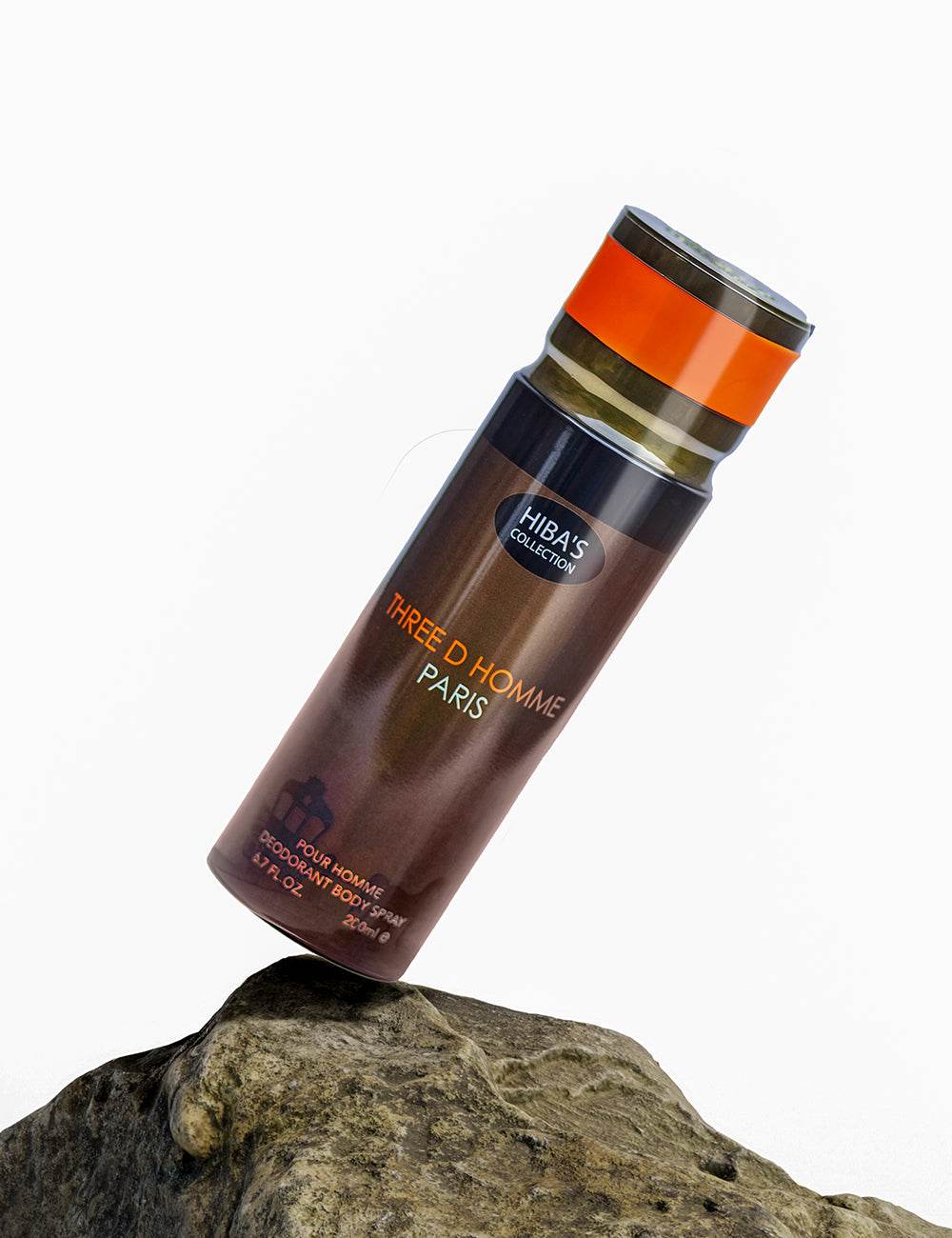 Hiba's Collection (Three D Homme Paris Body Spray For Men) 200ml - Hiba's Collection