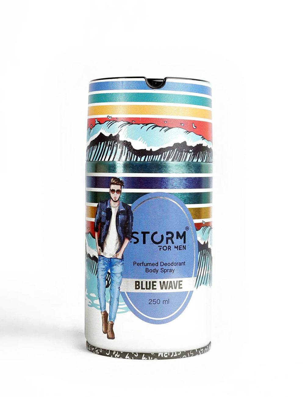 SUPER STORM BODY SPRAY (BLUE WAVE) 250ML