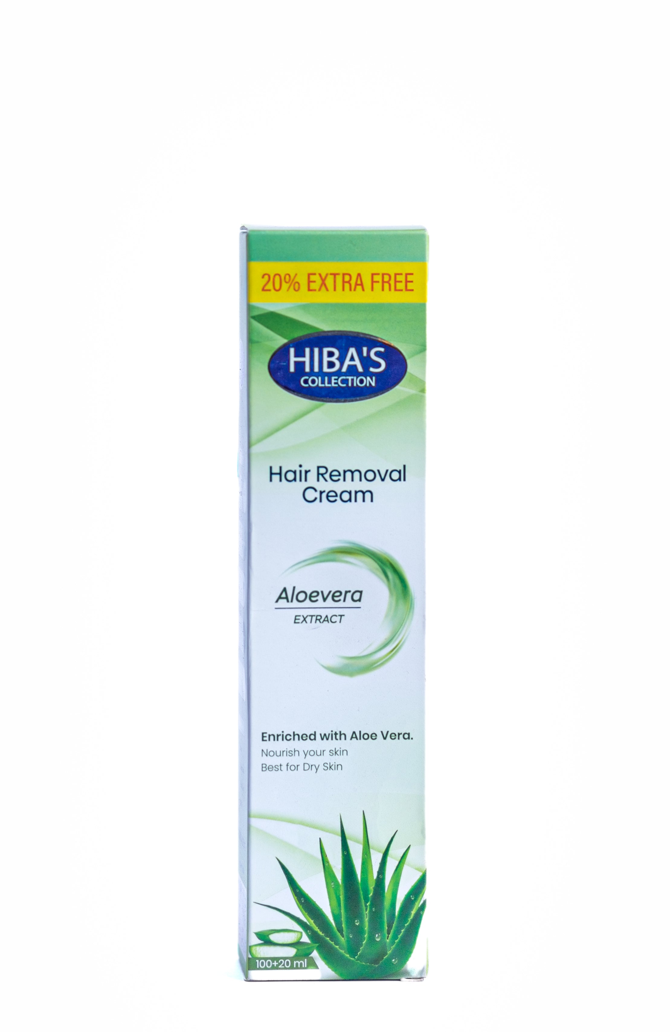 Hiba's Collecton Hair Removing Cream (Alovera extract) 120 ml