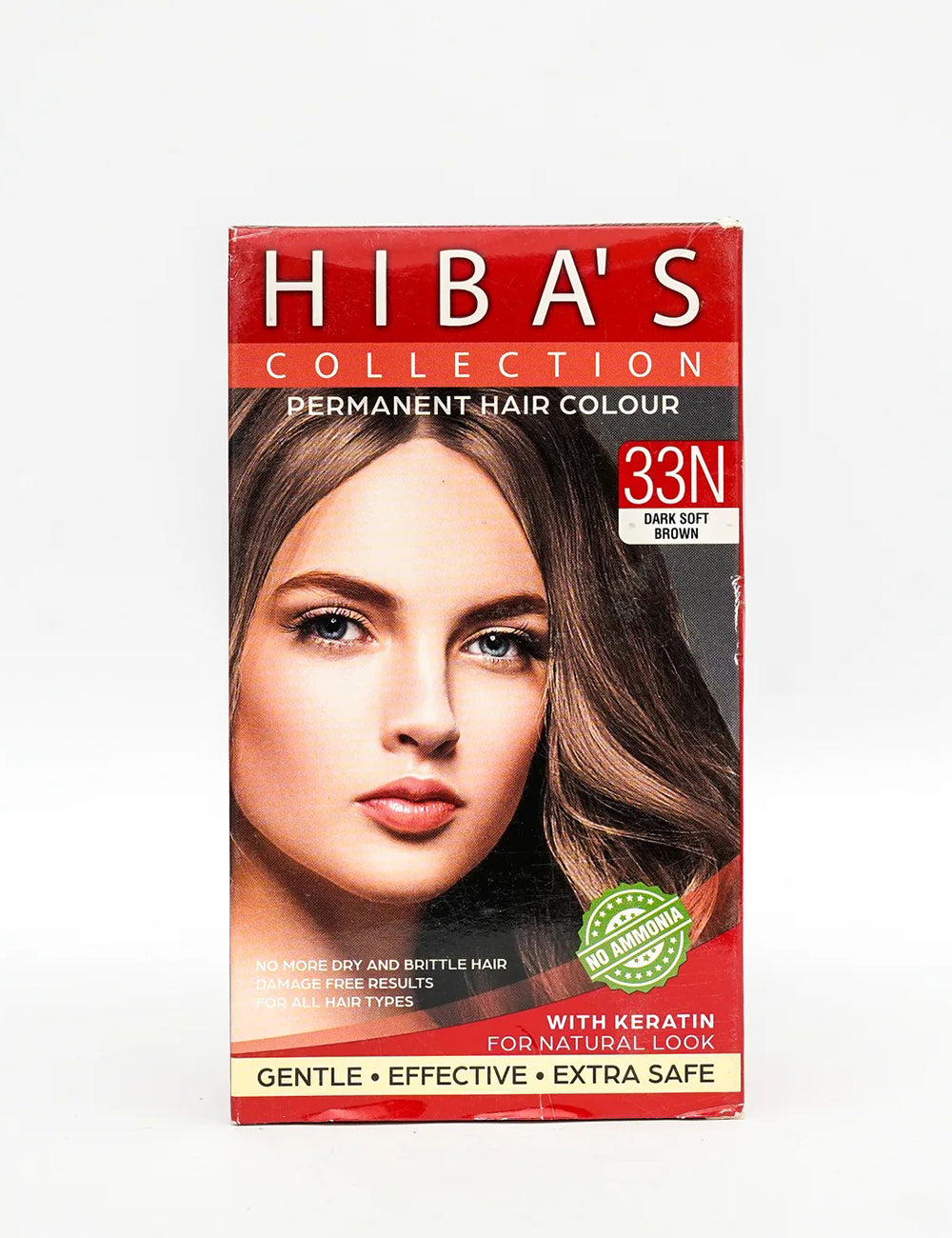 Hibas'c Hair Color 33N Dark Soft Brown (60-ml)