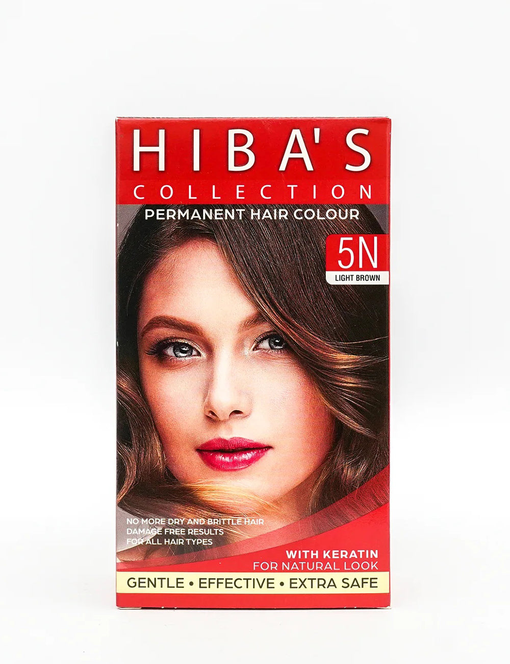 Hibas'c Hair Color 5N Light Brown (60-ml)
