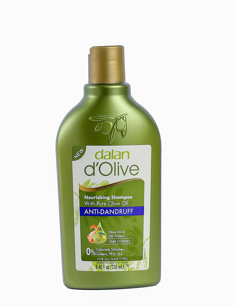 Pure Olive Oil Nourishing Shampoo Anti-Dandruff 250 ml