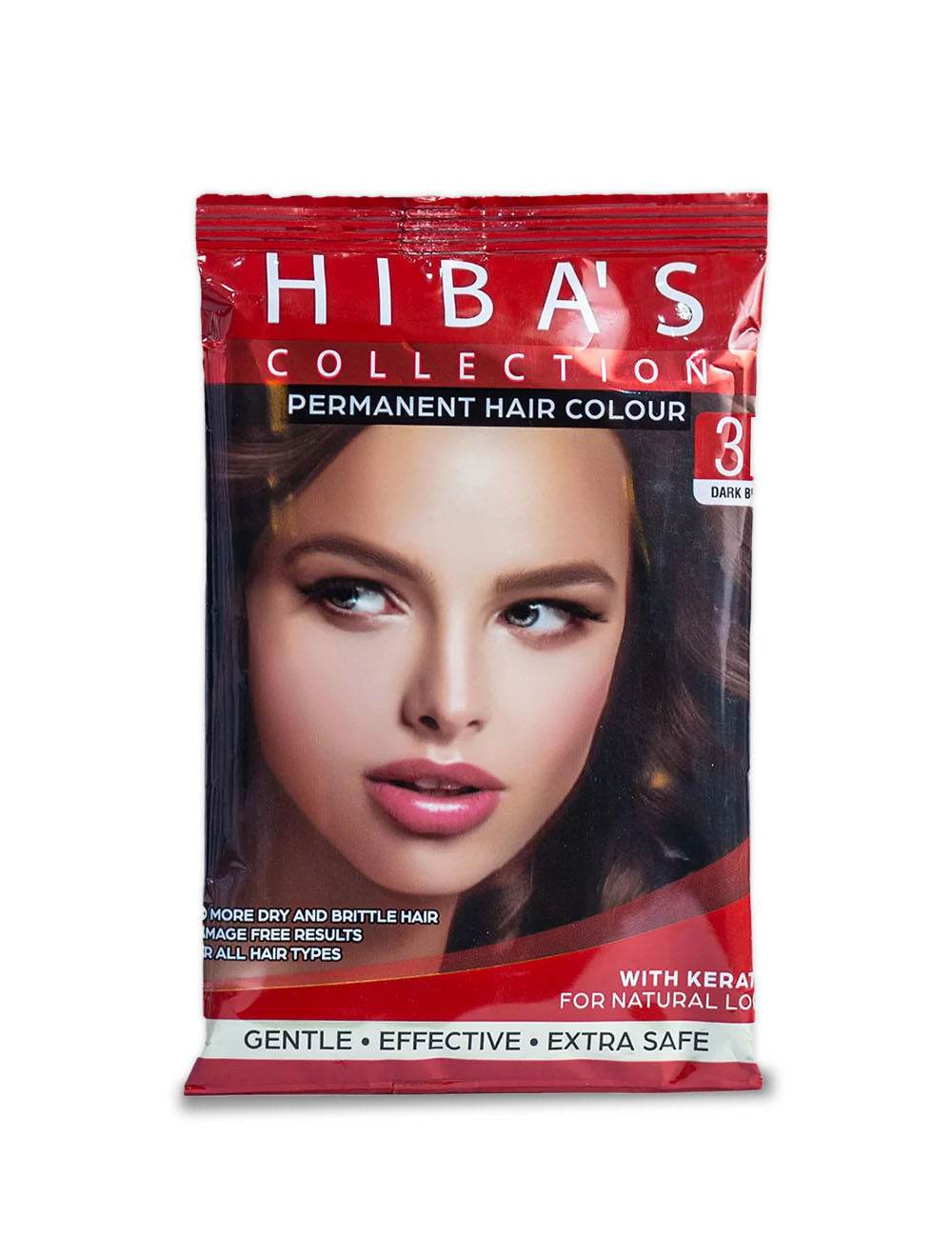 Hiba's Collection Hair Color 3N Dark Brown 20 ML (S) - Hiba's Collection