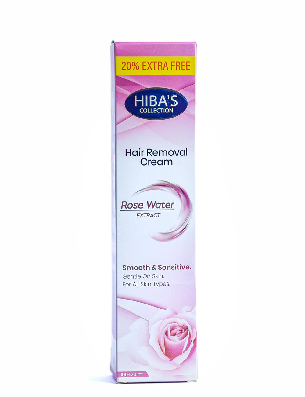 Hiba's Collecton Hair Removing Cream (Rose Water) extract) 120 ml