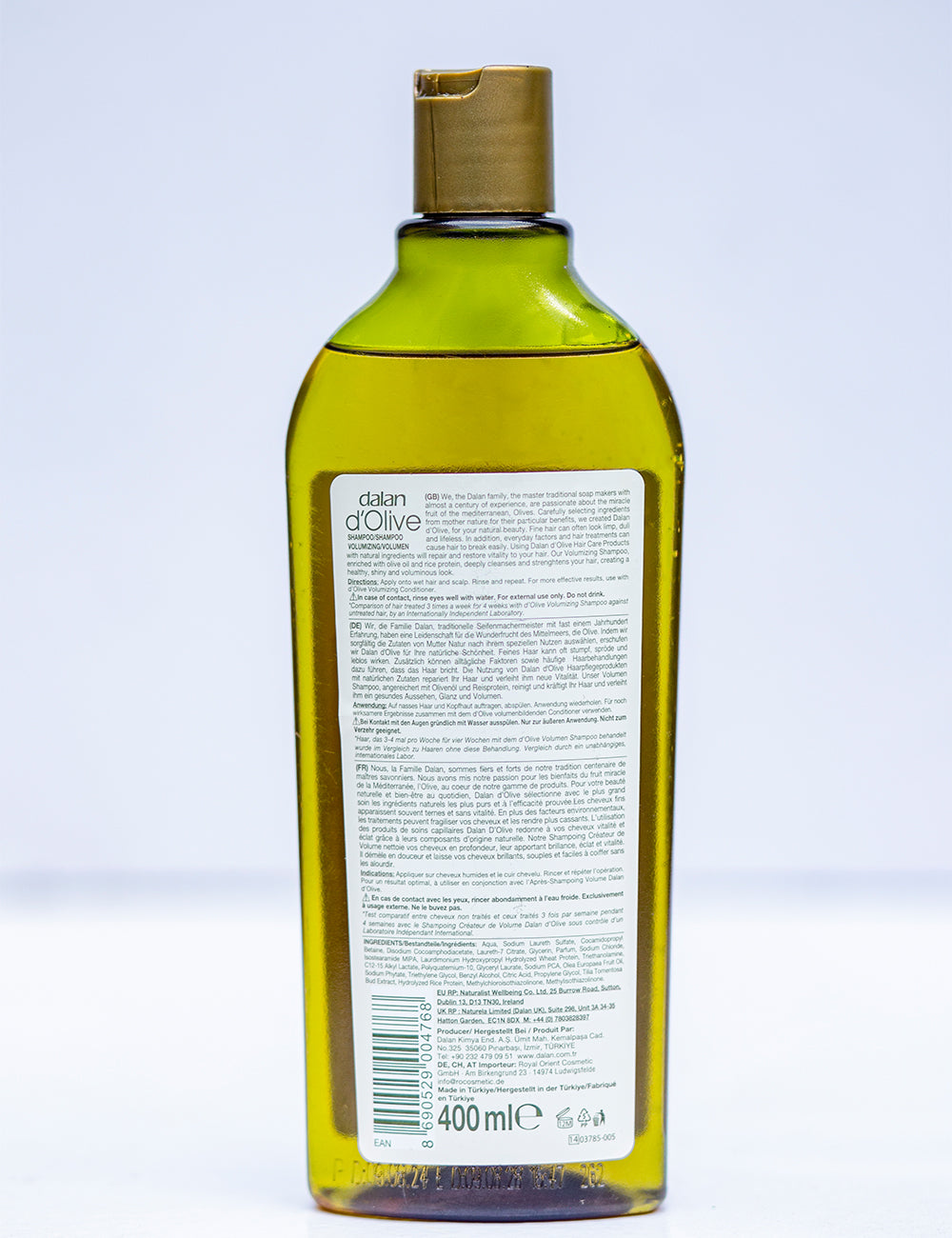 Pure Olive Oil Nourishing Shampoo Volumizing (400ml)