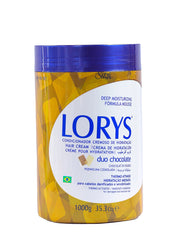 Lorys Keratin duo chocolate Hair Cream, For All Hair Types, 1000g