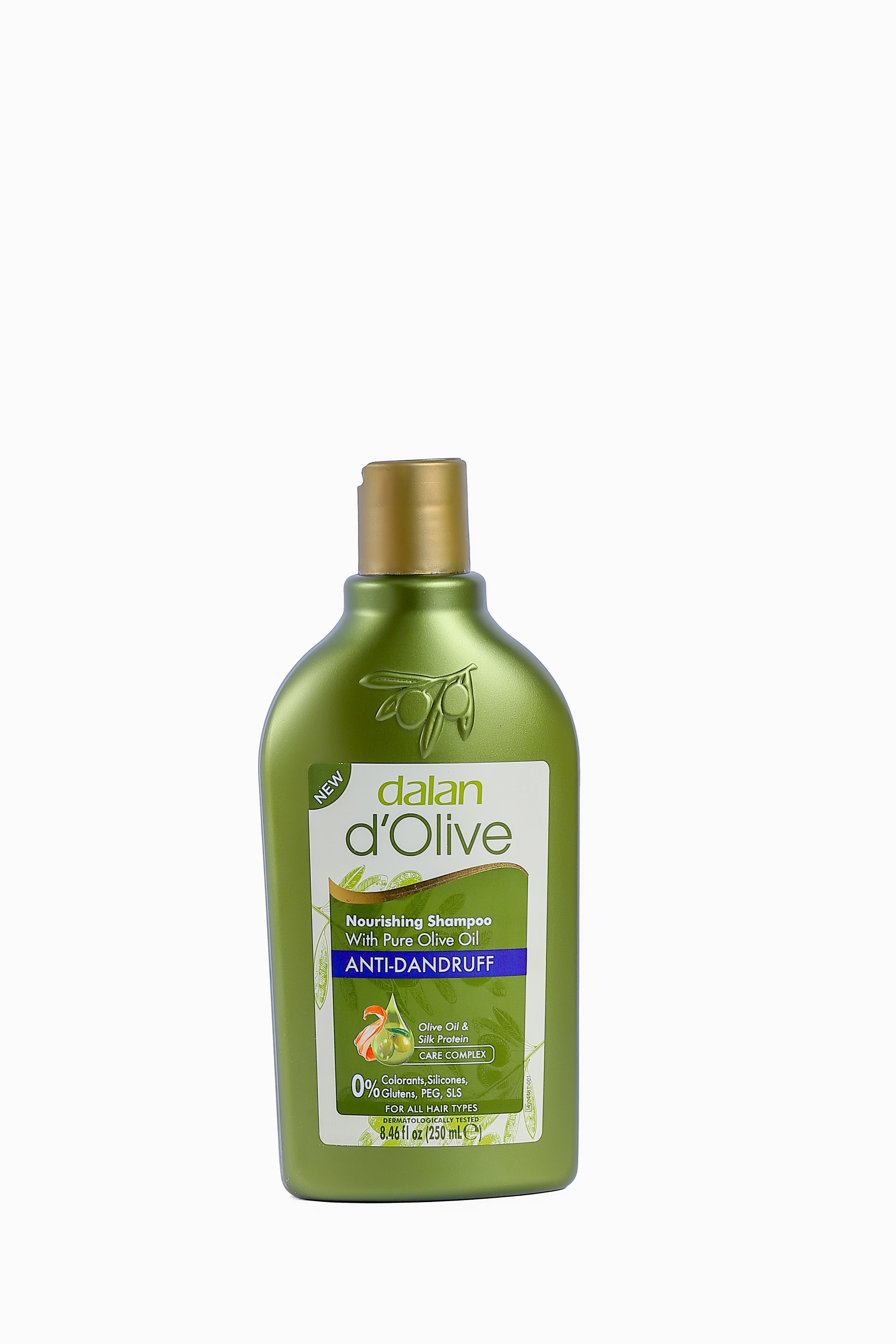 Pure Olive Oil Nourishing Shampoo Anti-Dandruff 250 ml