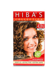 Hiba's Collection Hair Color 43N Medium Golden Brown (60-ml) - Hiba's Collection