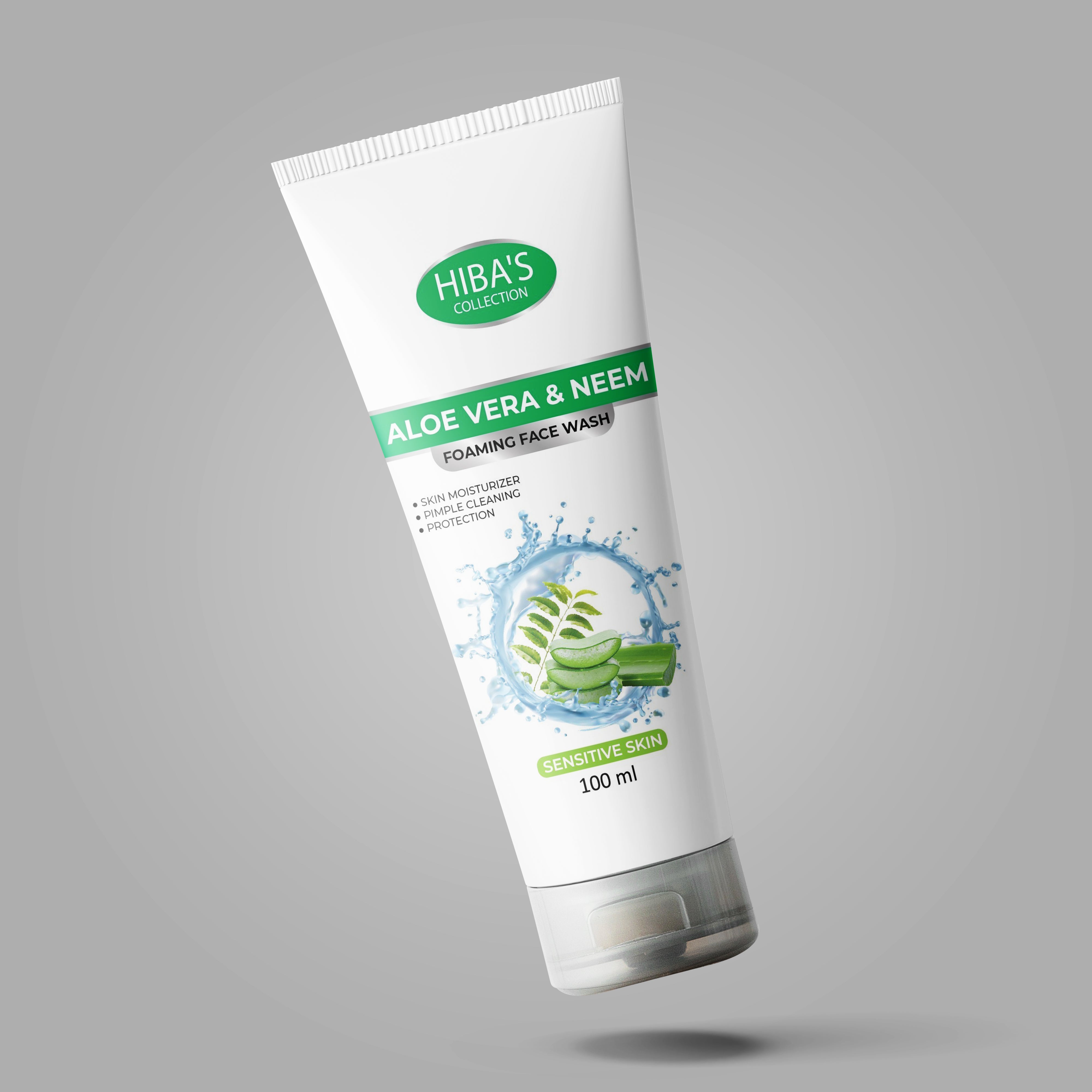 Hiba's Collection Face wash Aloe Vera & Neem 100 ml