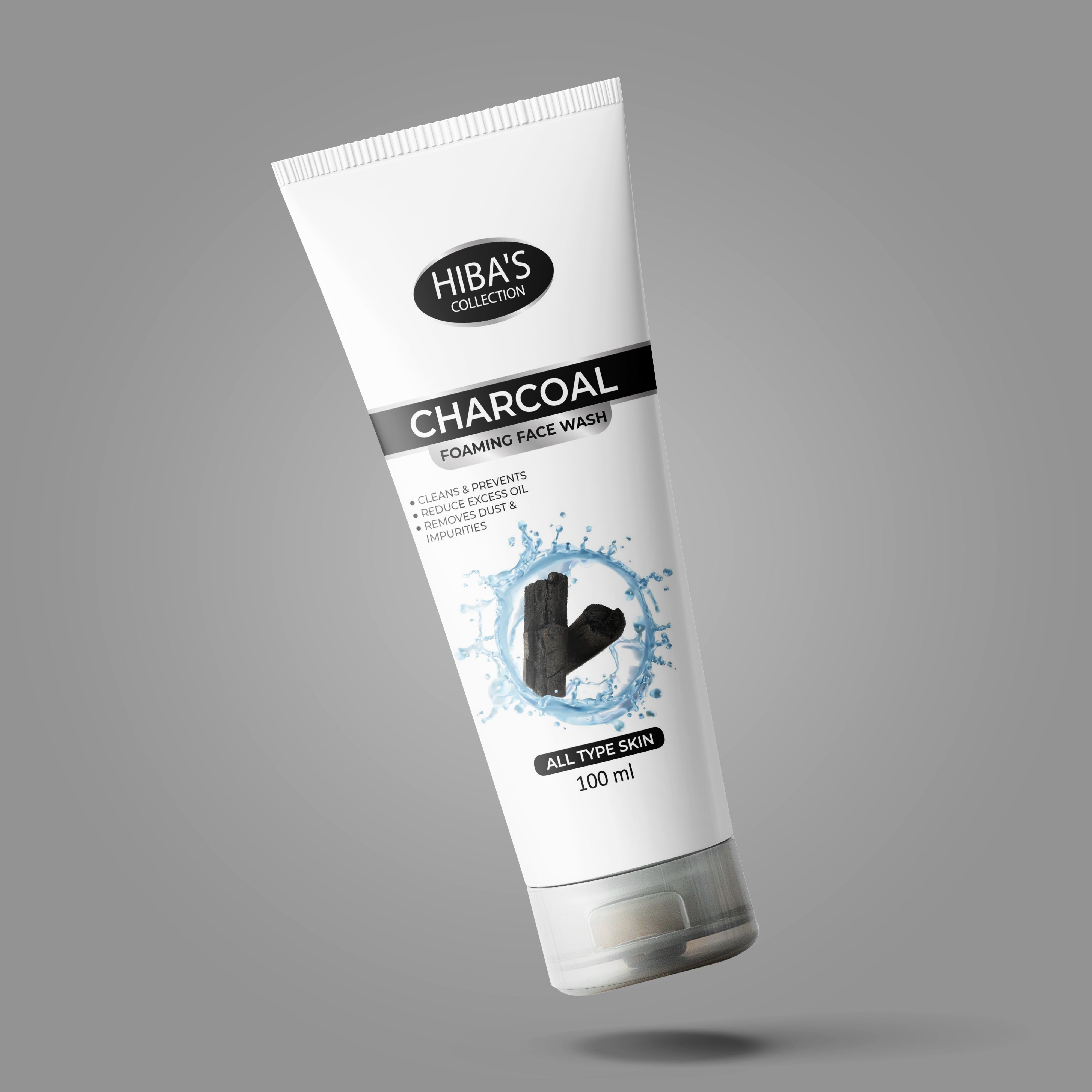 Hiba's Collection Face wash Charcoal 100 ml