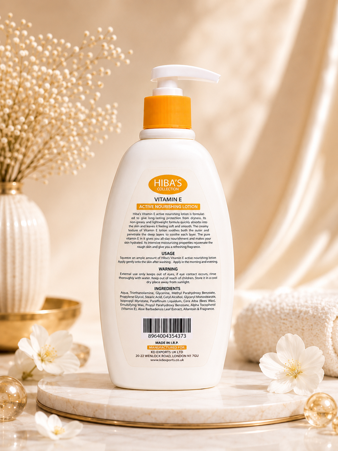 Hiba's Collection Lotion (Vitamin E) 300ML