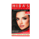 Hiba's Collection Hair Color 2N Brown Black (60-ml)