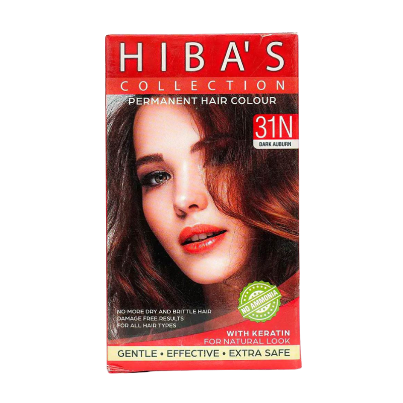 Hiba's Collection Hair Color 31N Dark Auburn (60-ml)