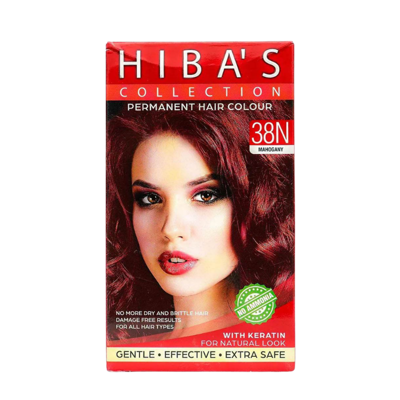 Hiba's Collection Hair Color 38N Mahogany 20 ML (S)