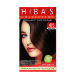 Hiba's Collection Hair Color 4N Medium Brown (60-ml)