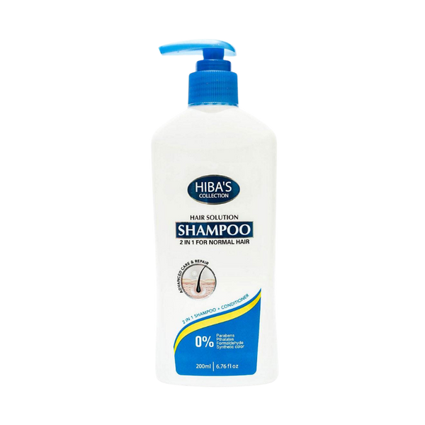 Hiba's Collection Shampoo (2 IN 1 Normal Hair) 200ml