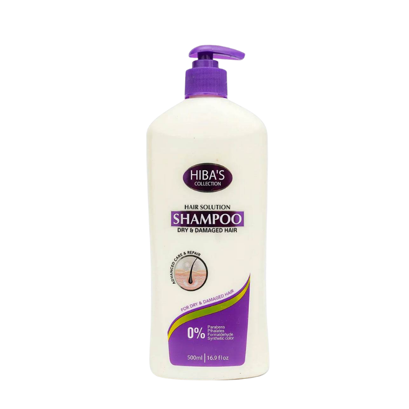 Hiba's Collection Shampoo (Dry & Damaged) Hair 500ml
