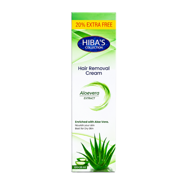 Hiba's Collection Hair Removal Cream (Aloe Vera Extract) 120ml