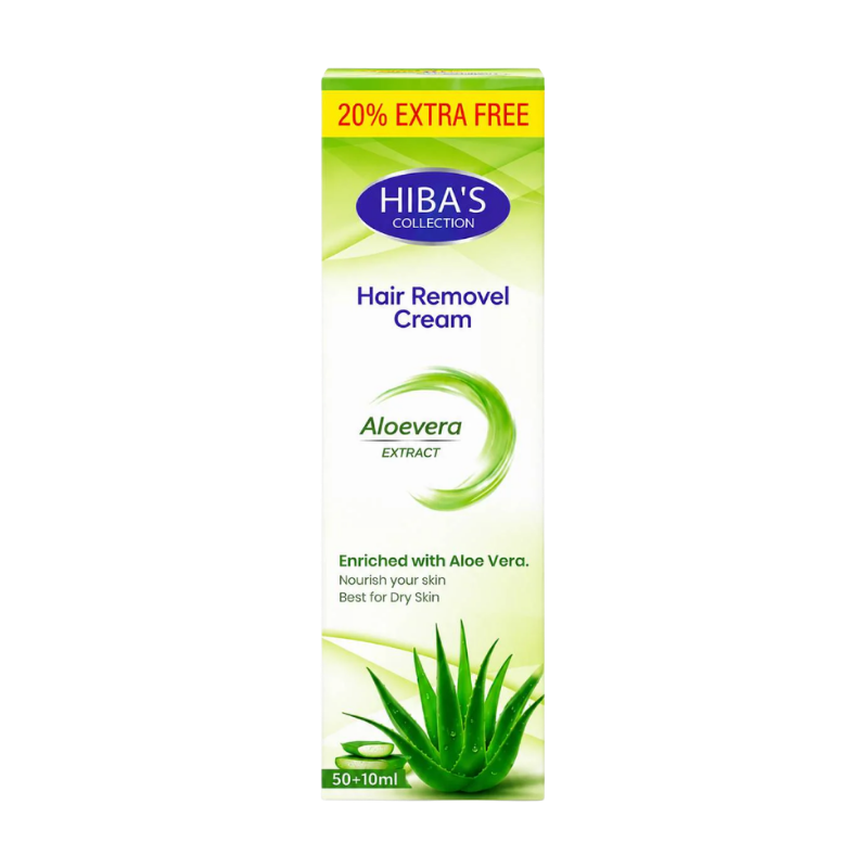 Hiba's Collecton Hair Removing Cream (Alovera extract) 60 ml