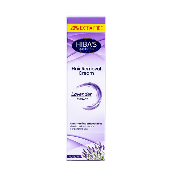 Hiba's Collection Hair Removal Cream (Lavender Extract) 120ml